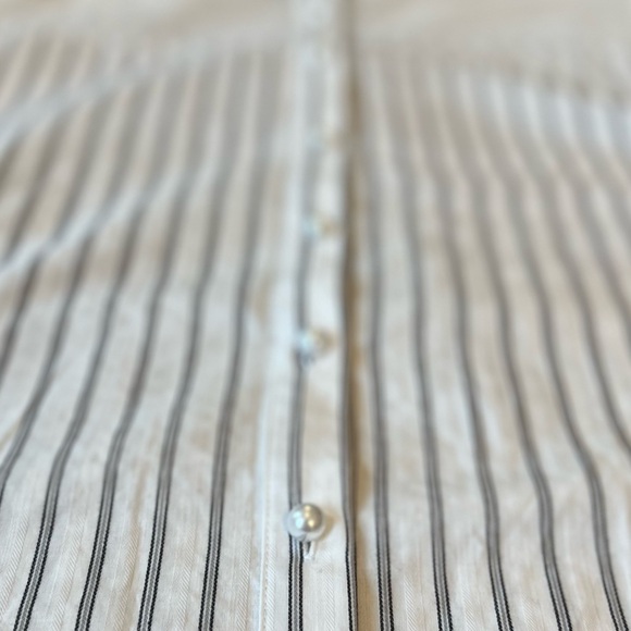 Anthropologie FrenchMauve Striped Buttondown, NEW - Picture 9 of 15